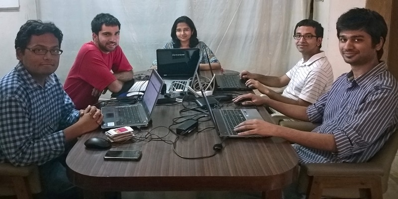 (L to R) Nitish, Kartik, Tripti, Suni and, Pranav