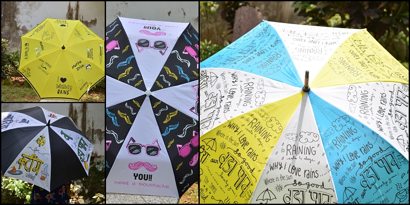 Cheeky Chunk umbrella designs