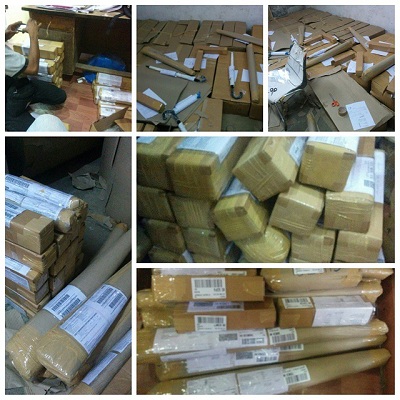 Packaging at Cheecky Chunk