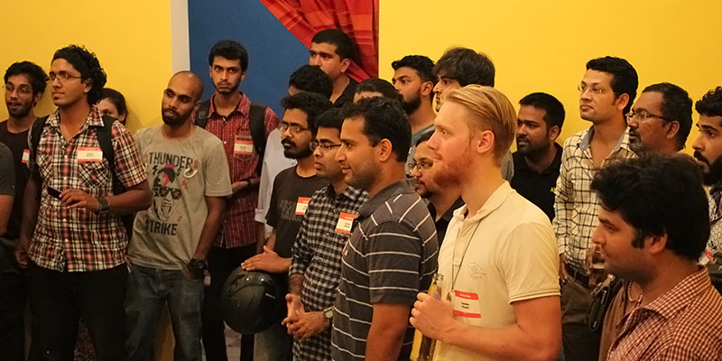A still from a StartupGoa.org meetup