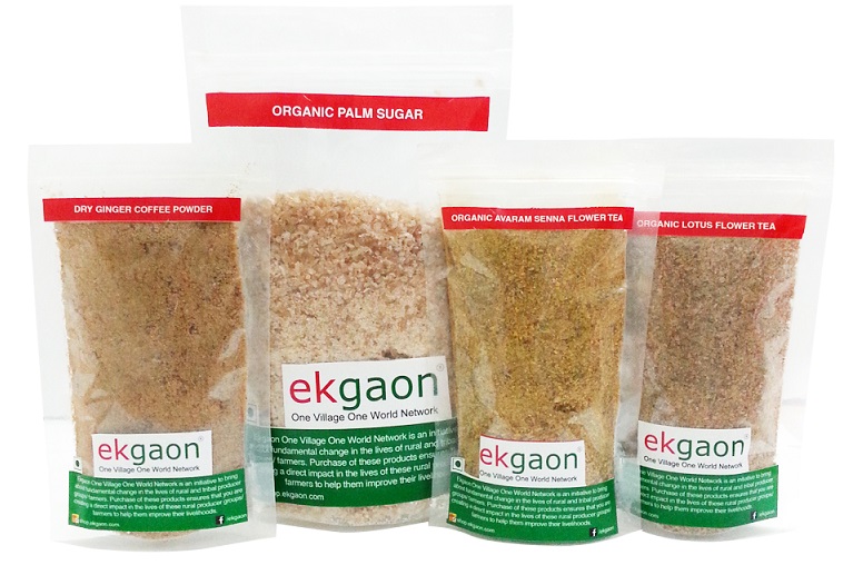 Organic produce sold under the Ekgaon brand