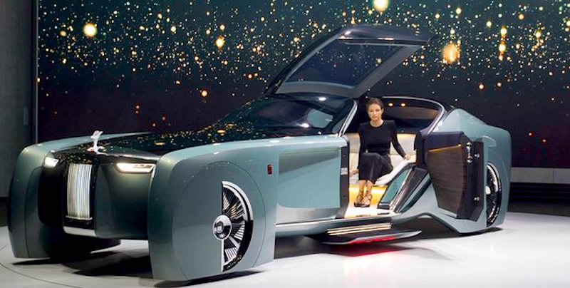 When Rolls Royce Unveiled Its First Driverless Car Replete With A Silk