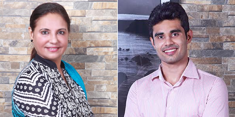 (L-R) Dr Rita Bakshi and Saarthak Bakshi