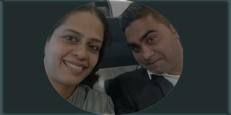 Geetha Prabhu and Sandesh