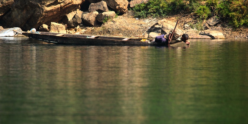 A scene from from Dawki, Meghalaya (picture credits: Aaditya)
